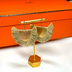 FRINGE STATEMENT EARRINGS